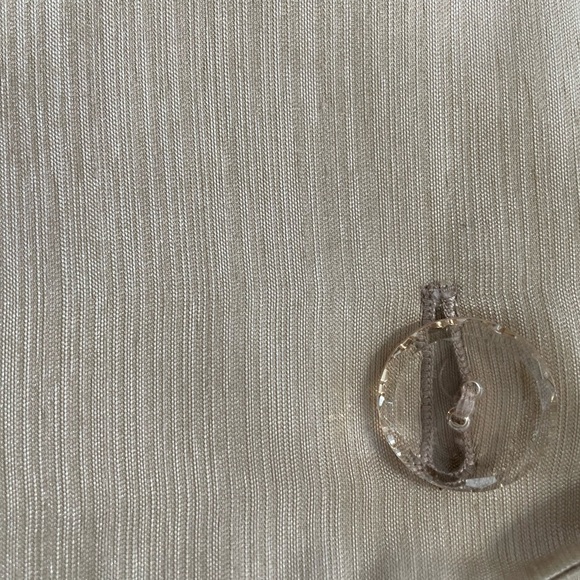 Le Suit women’s champion/ gold satin like , textured blazer/ Jacket size eight - Picture 5 of 5